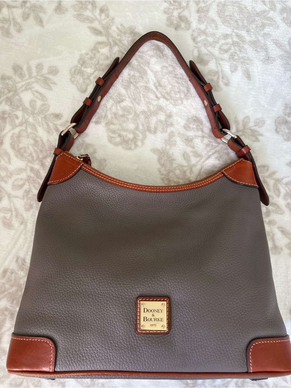Dooney & Bourke Pebble Grain Hobo Shoulder Bag - Picture 7 of 16